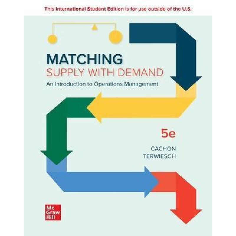 预订 Matching Supply with Demand: An Introduction...