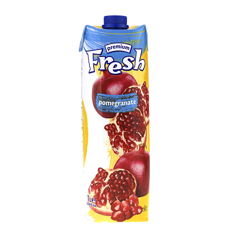 鮮芬玫瑰水飲料果汁保加利亞premium fresh玫瑰汁蔓越莓汁菠蘿汁石榴 石榴汁 1L*1