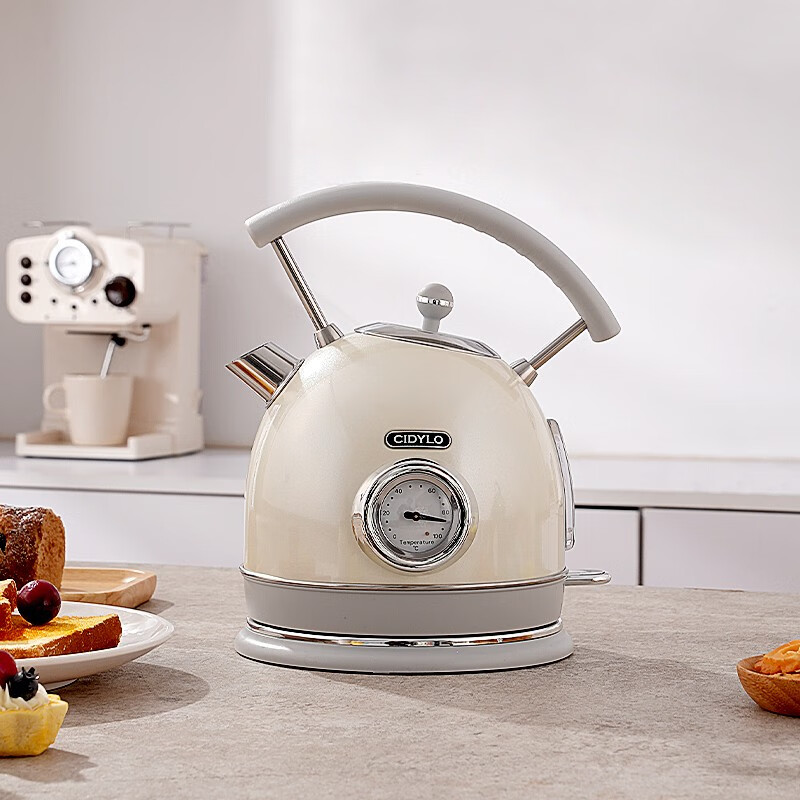 思迪乐cidylo电热水壶家用恒温智能保温一体全自动显示温度计自动304