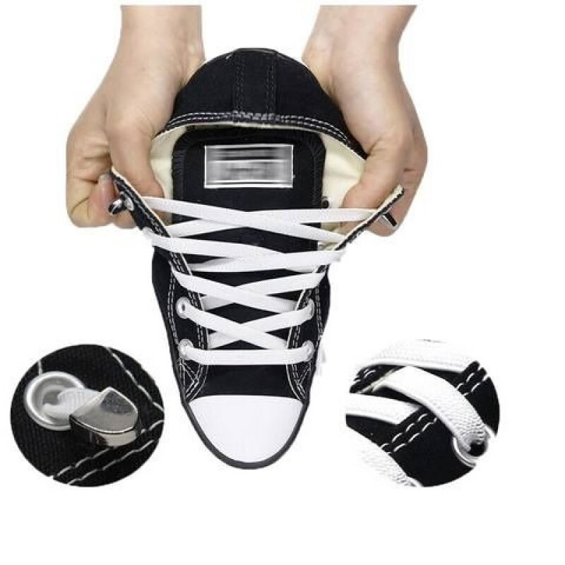 个性免系免绑懒人鞋带扣男女百搭运动鞋带扁弹力松紧儿童鞋带n鞋带