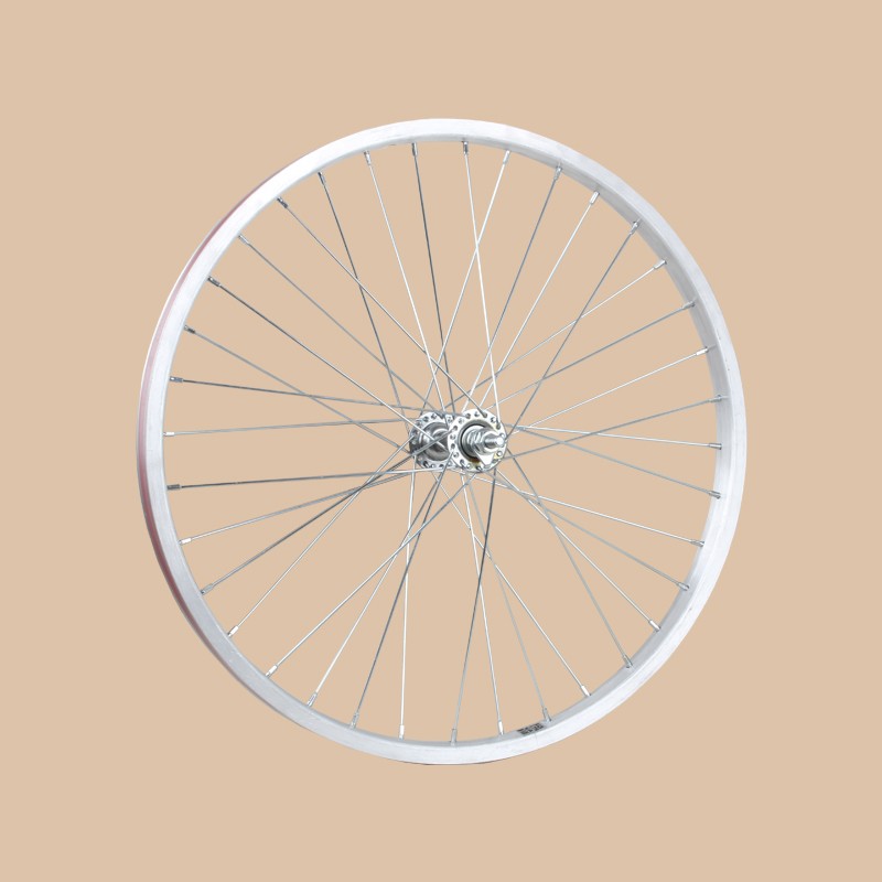 75/1.50单车轮组总成前轮后轮v刹抱闸轮组折叠车轮毂 前轮