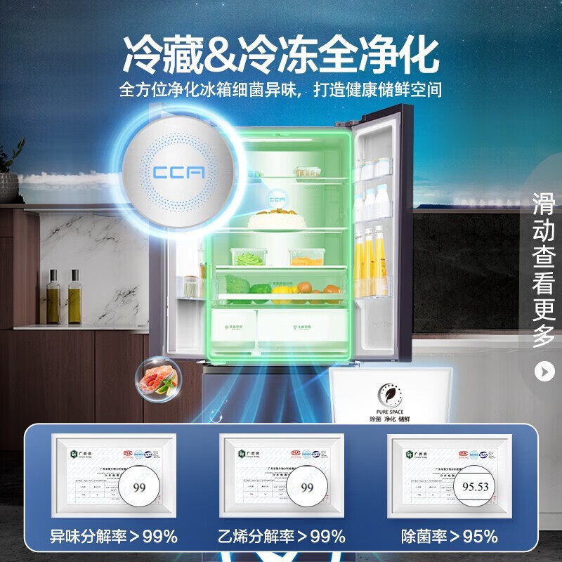 2025年四门冰箱品牌排名前十名,这10款全空间保鲜超静音太香了-图片7