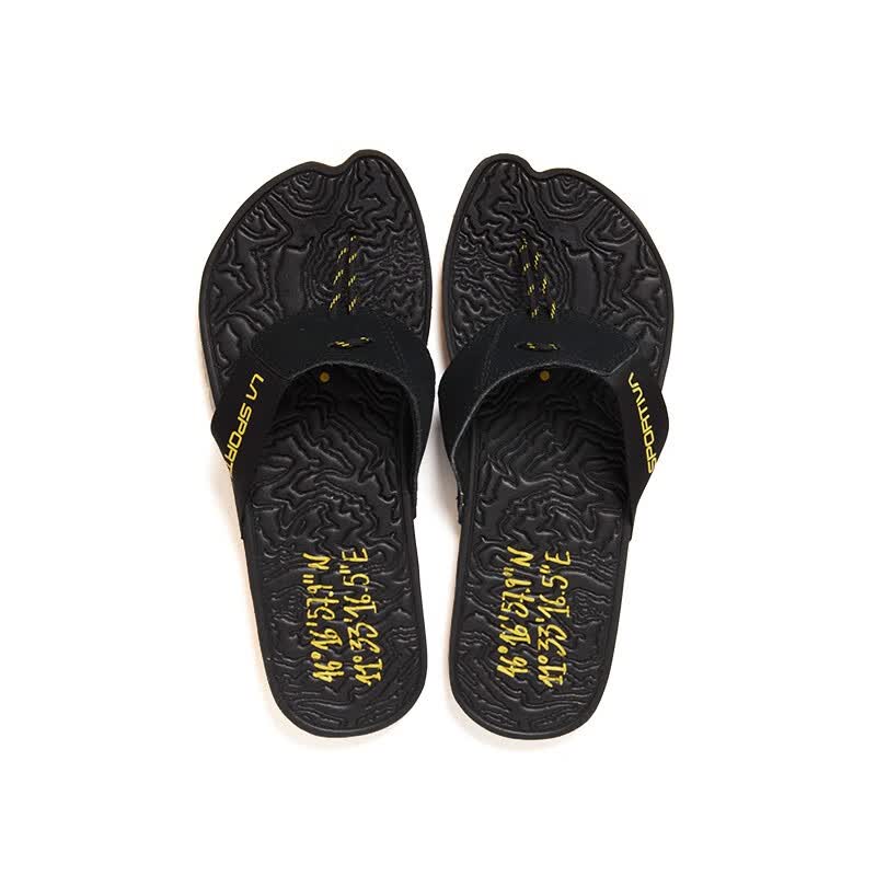 拉思珀蒂瓦拖鞋人字拖夏季游泳沙滩男款户外休闲夹脚外穿凉拖女凉鞋JANDAL 黑/黄 38