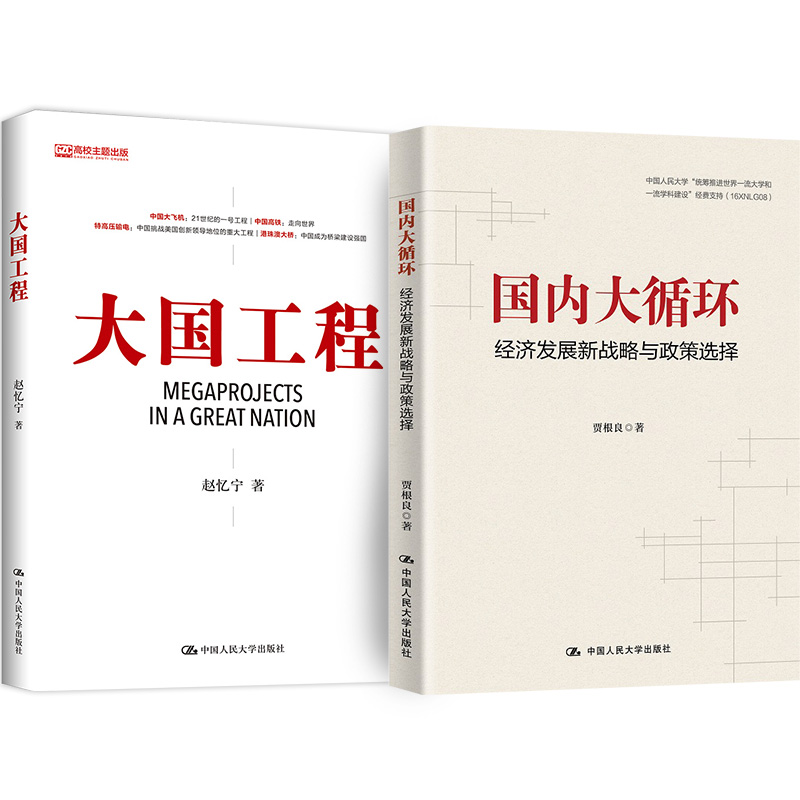 贾根良 国内大循环套装（国内大循环+大国工程）（京东套装2册）