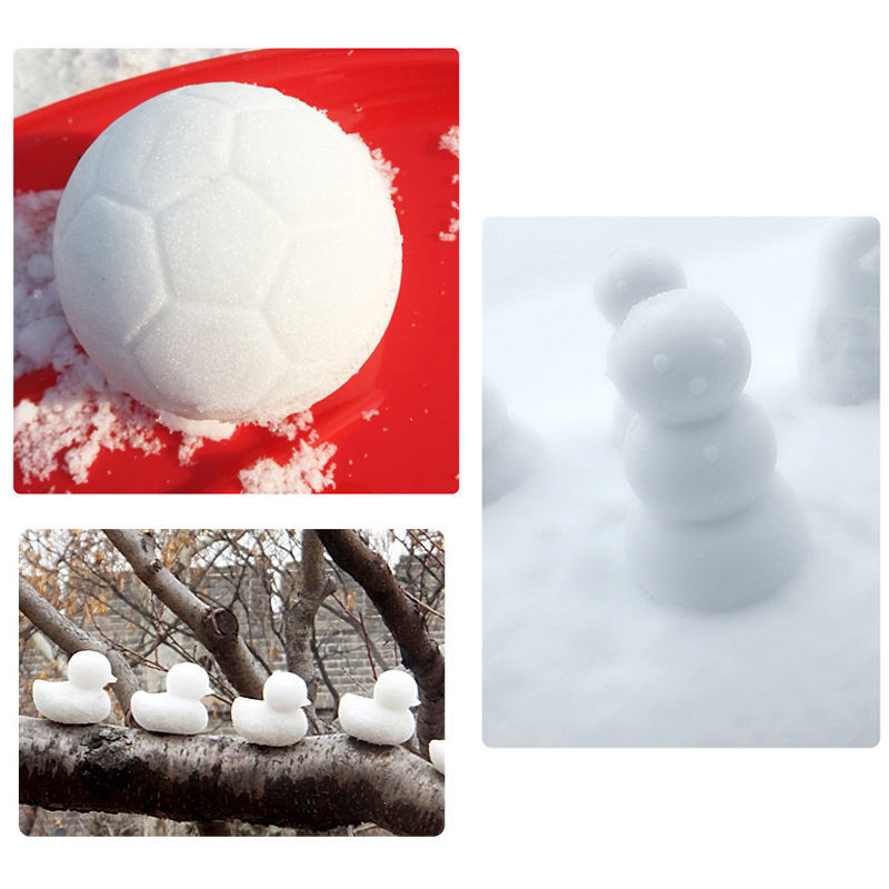 儿童小鸭子雪球夹雪仗神器玩雪工具堆雪人雪铲雪抛雪地玩具 小鸭子雪