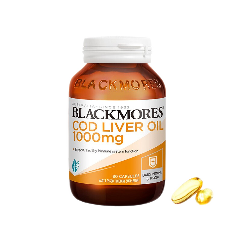 澳佳宝blackmores鳕软海鳕鱼油dhaomega-3澳洲进口 海鳕 80粒2f 深海