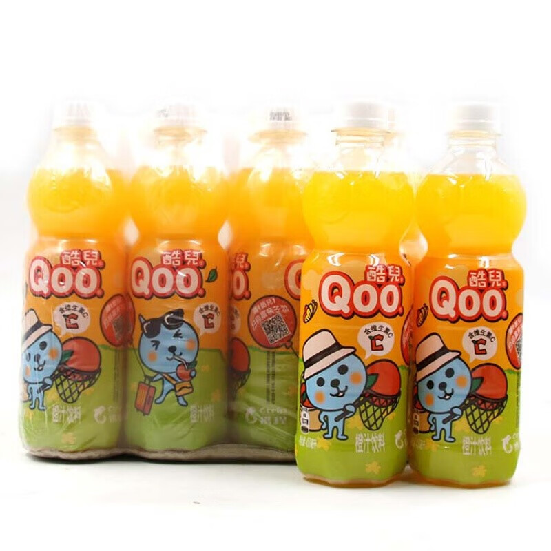 可口可乐(coca-cola)可口可乐出品美汁源酷儿橙汁饮料整箱450mlx24瓶