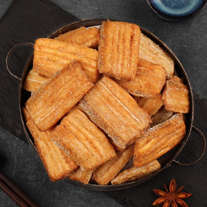 虎钢馋香酥带鱼酥即食袋装小鱼干网红零食小吃香烤带鱼海鲜熟食休闲