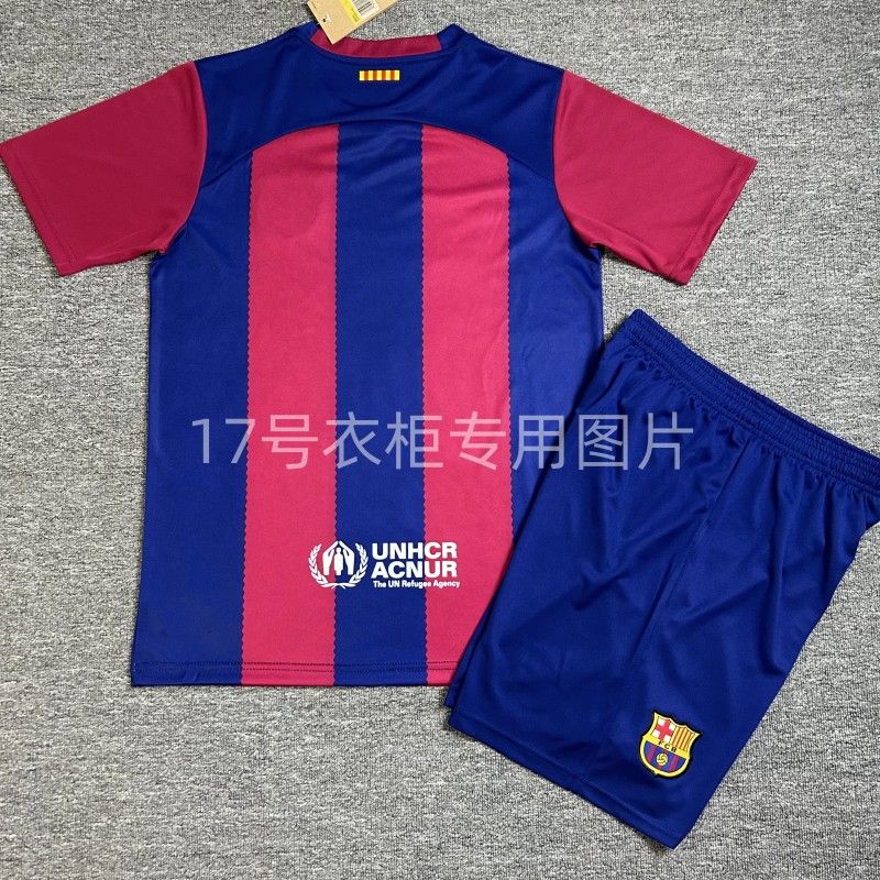 宇辰巴萨莱万同款球衣23-24新款主场9号8号佩德里21号德容足球服套装