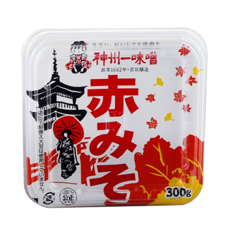 神州一 味噌日本原装进口味增 味噌酱白味增赤味增鲣鱼昆布味噌味增汤