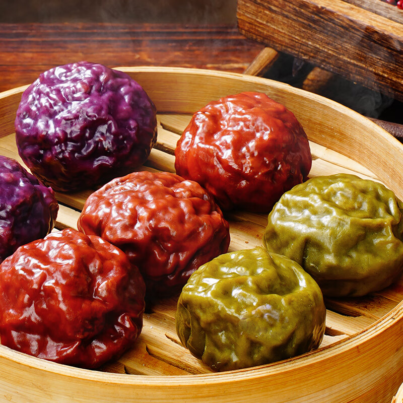 大希地粘豆包 五谷杂粗粮代餐饱腹速食早餐半成品健身餐 绿豆3袋 红豆