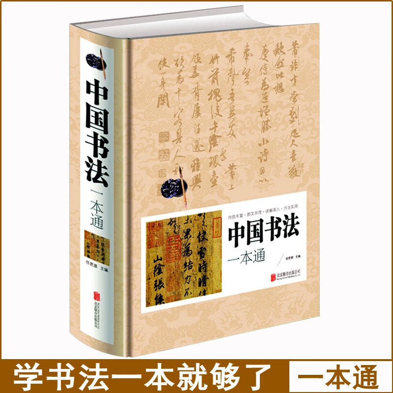 【学书法一本就够了】中国书法一本通 实用深入 事半功倍 王羲之兰亭序青少年中国传世书法技法书法大全传