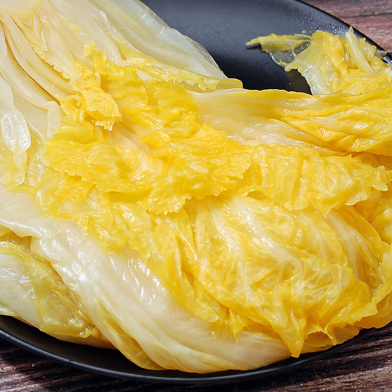 整颗正宗东北酸菜500g酸菜丝农家特产大缸腌制酸白菜真空泡菜批发 整