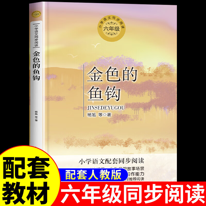 金色的鱼钩 杨旭著 六年级下册必读正版的课外书适合小学生看的儿童