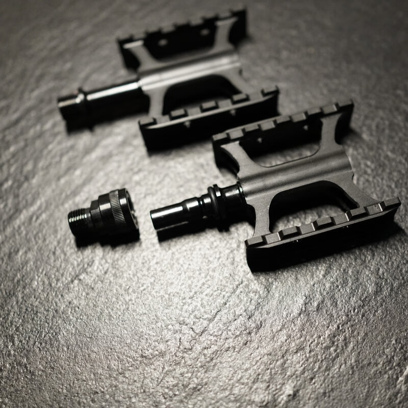 【unionjack】小布改装pom轻量钛合金轴心左快拆快拆脚踏163g pom超轻