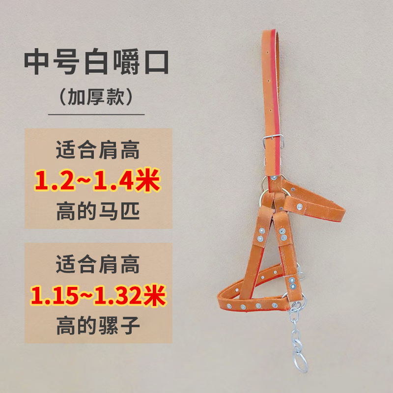 薇欧漫【首单立减】马笼头全套珍珍马具马笼头马笼套马嘴笼牛嘴笼马