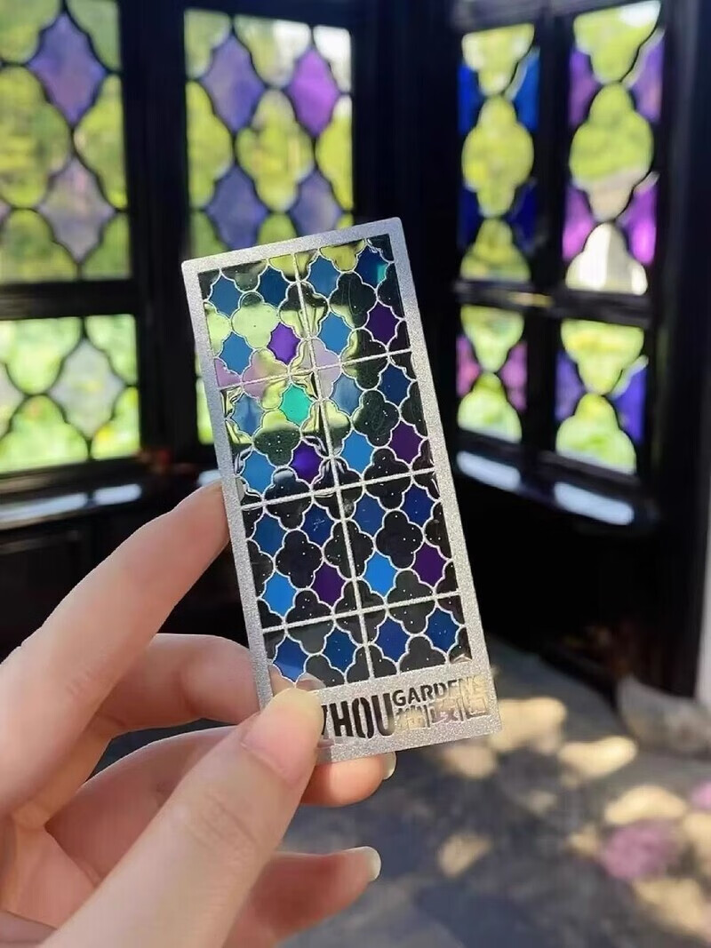 苏州特产伴手礼 文创拙政园窗花冰箱贴磁吸冰箱贴建筑物书签鸳鸯