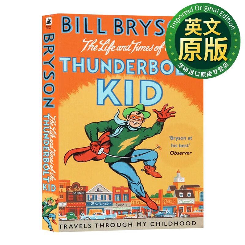 霹雳小子的一生和时代 Bill Bryson作品 籍 ￥ 英文原版 The Life And Times Of The Thunderbolt Kid 英文版