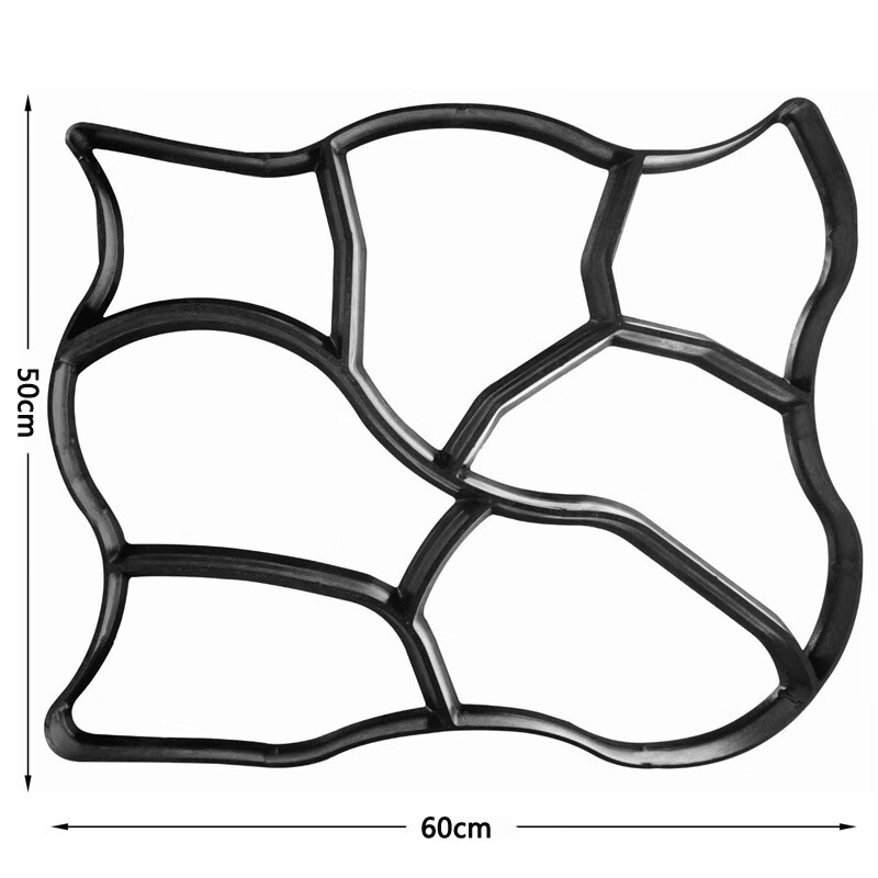 压花模具鹅卵石造型铺路模具庭院小路园艺景观地面混凝土 模具星斯酷