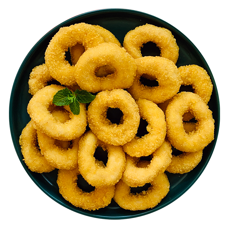 京东超市上鲜脆皮鸡肉圈1kg出口日本级脆皮鸡腿肉圈裹粉炸鸡腿肉炸