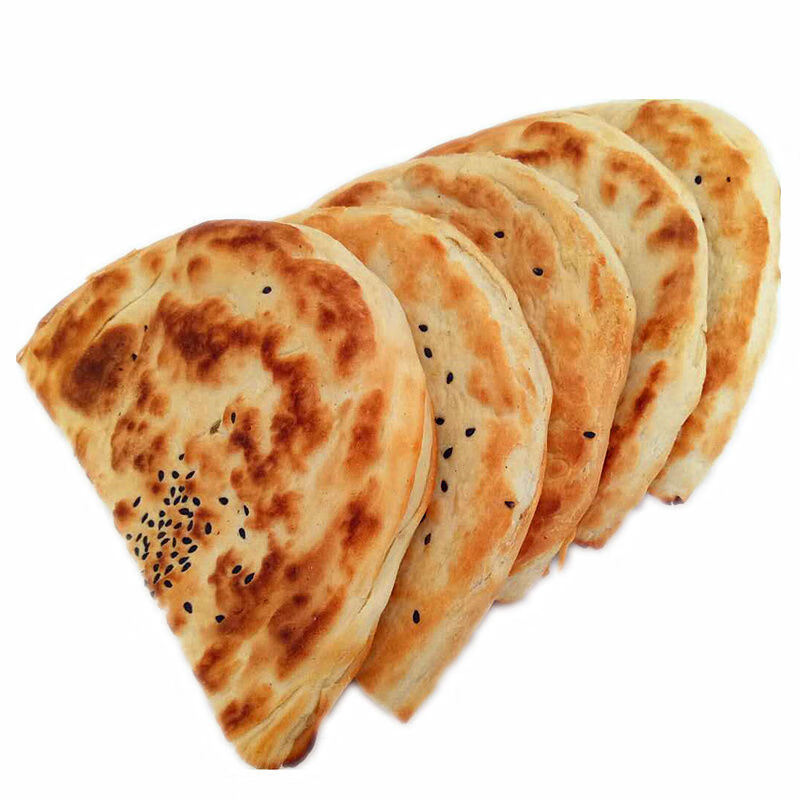 陕西大荔月牙烧饼羊肉泡馍肉夹馍渭南同州特产小吃饭店真空小吃 月牙