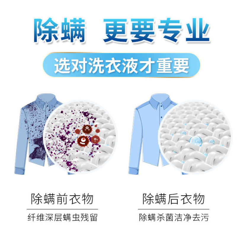 衣飞扬洗衣液酵素除螨除菌深层去渍柔顺护衣持久留香 除菌除螨洗衣液3kg+910ml