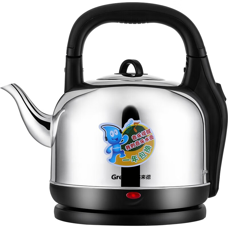 格来德 (grelide) 电热水壶150m大容量5l家用2000w自动断电音乐提醒