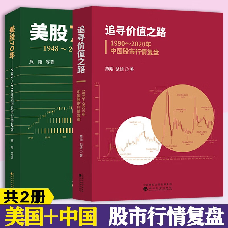 美股70年 1948 2018年美国股市行情复盘+追寻价值之路 2000 2017年中国股市行情复盘 金融与投资