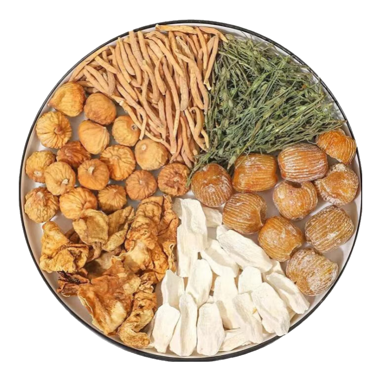 花色堂雞內(nèi)金無花果蜜棗組合原材料煮水雙金湯原料太子參山藥獨腳金 雙金湯*5包