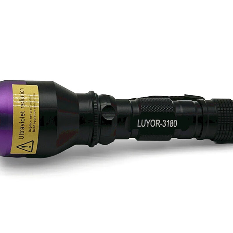 LUYOR-3180 LED紫外线灯黑光手电筒黑光灯荧光探伤灯