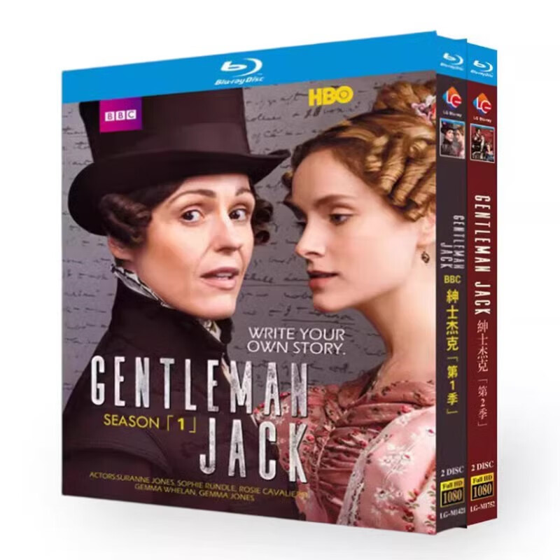 bd蓝光碟片 bbc绅士杰克 第1-2季英剧1080光盘盒装