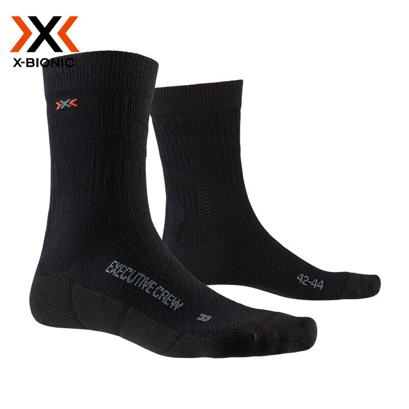 XBIONIC X-SOCKS  运动休闲正装中筒商务袜 X-BIONIC XS-US08S20U 黑色 39-41