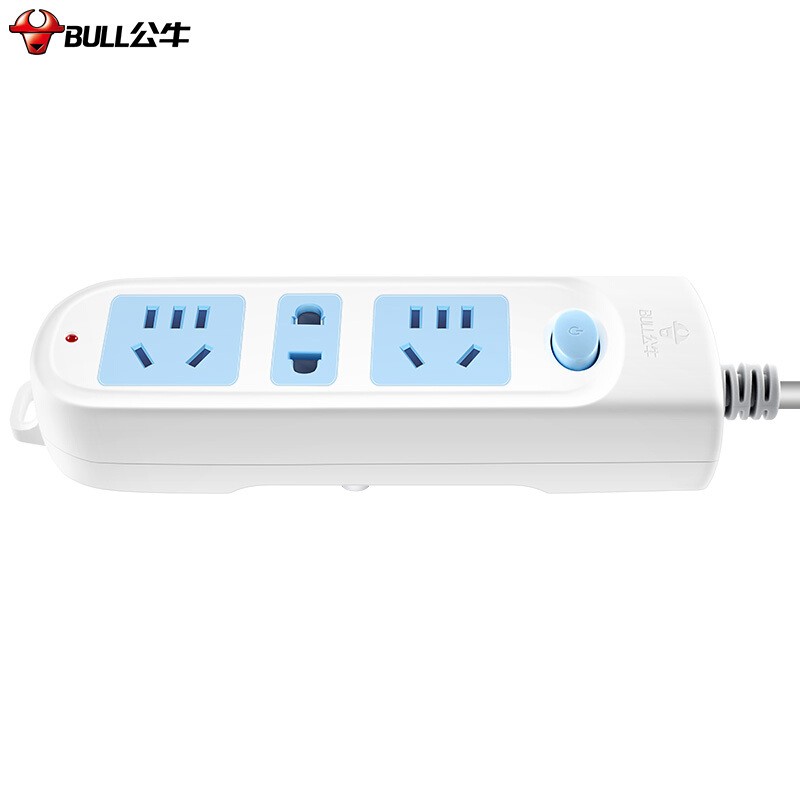 公牛（BULL）GN-606 1.8米电源线 单开关 多功能家用插座排插  单个装