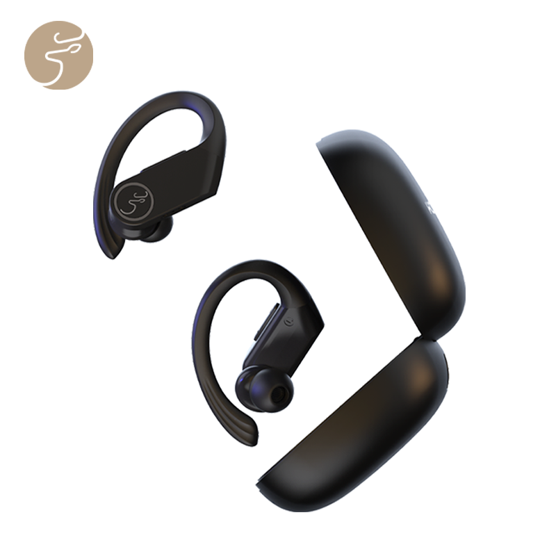 DTOOM 鹿图TWS真无线蓝牙耳机SEAPOWER1海王8级防水运动健身耳机佩戴稳固 黑色