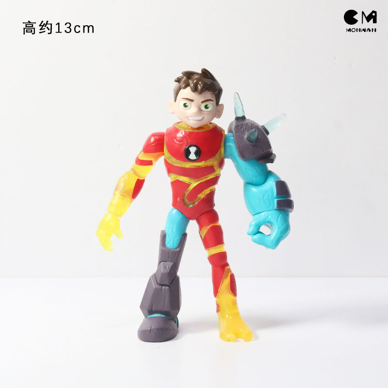 世宜得正版散货 少年骇客ben10人偶田小班四手霸王外星英雄变形玩具 6