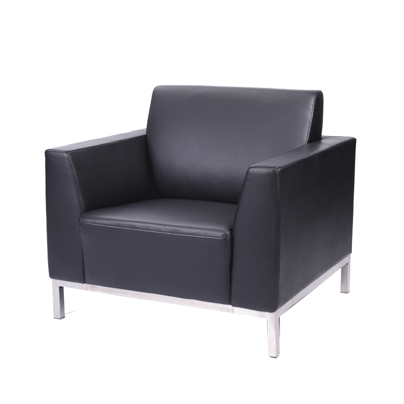 圣奥Sunon办公家具人体工学真皮商务沙发舒适休闲头层牛皮沙发 ST60-1.CN单人位