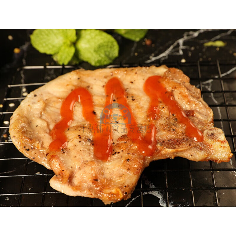 千般就千般就黑椒 t骨猪扒 1kg/10片 带骨猪扒 西餐调味 腌制丁骨猪排