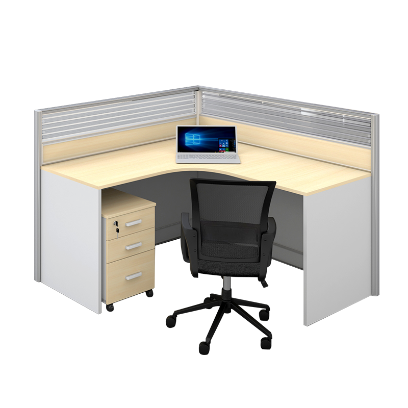 盛浪办公桌职员桌屏风工位员工卡位座电脑桌椅组合单人位含柜不含椅