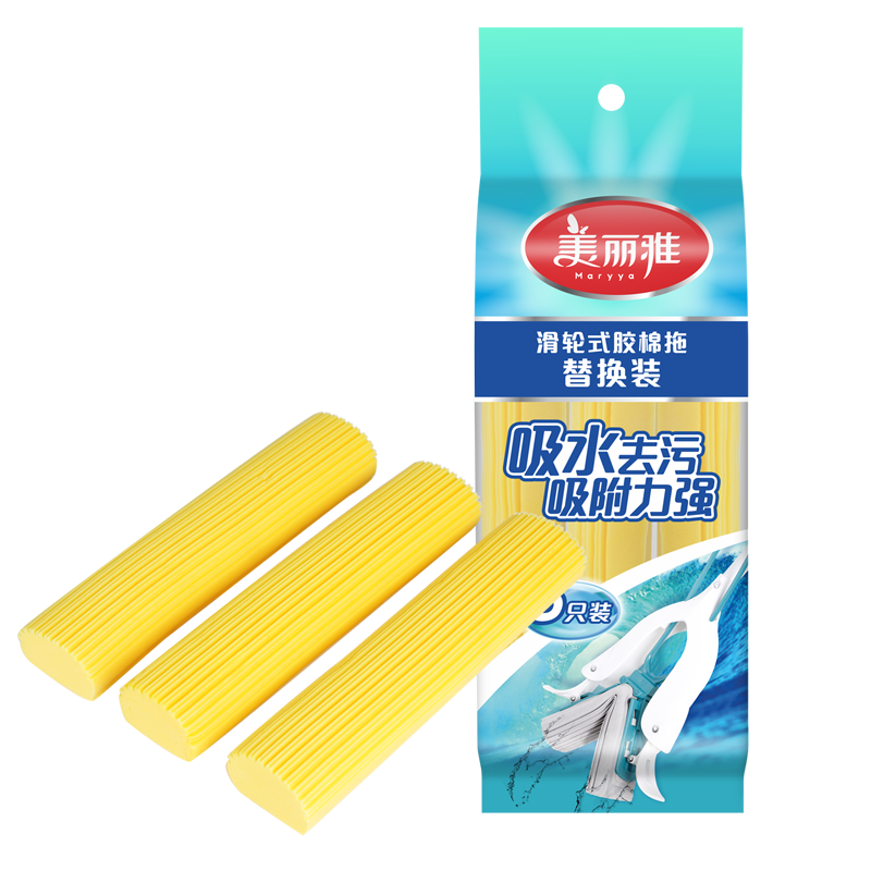 京东清洁用具配件商品推荐|美丽雅胶棉拖把头价格历史走势