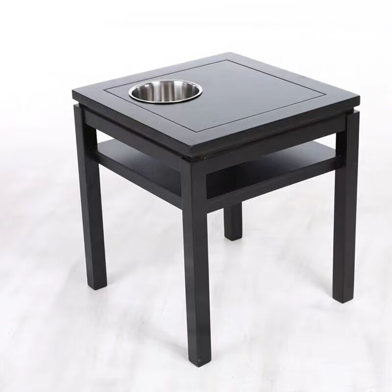 恋慕森麻将茶几一体桌麻将桌专用家用桌子旁边的小实木一体麻将茶水架