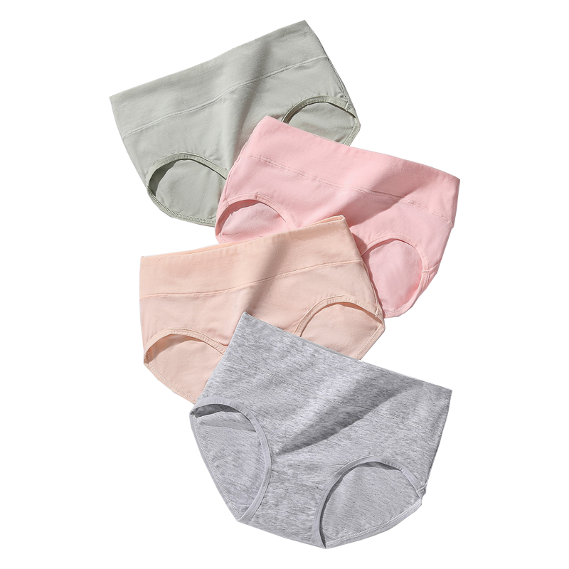 �����ţ�grace��4��װŮʽ�ڿ�Ů��ɫ�������������ո����������ʴ��������ڿ�ͷ ��4��װ������+��ɫ+�ۺ�+���� XL������110��-120� 25.9Ԫ