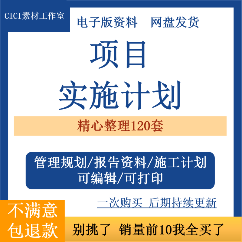 项目规划书 工程实施计划管理施工组织设计