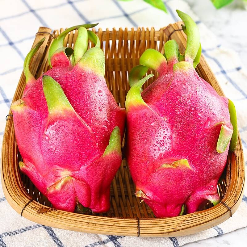 鲜福林越南白心火龙果 进口热带新鲜水果健康轻食 清甜爽滑净重4.5斤(单果300-400g)