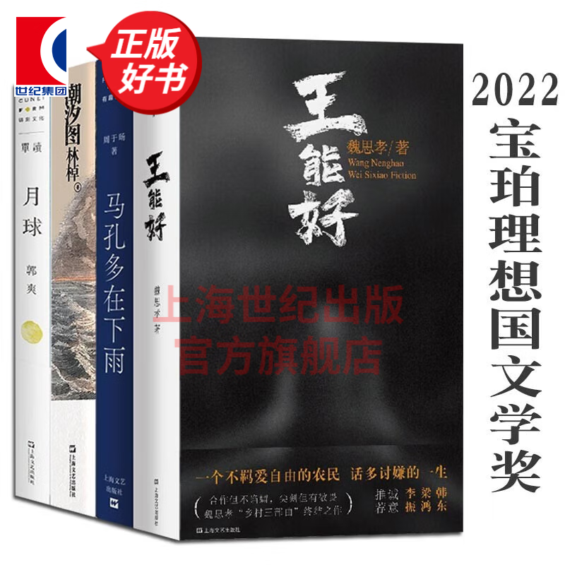 2022年宝珀理想国文学奖决选作品4册 