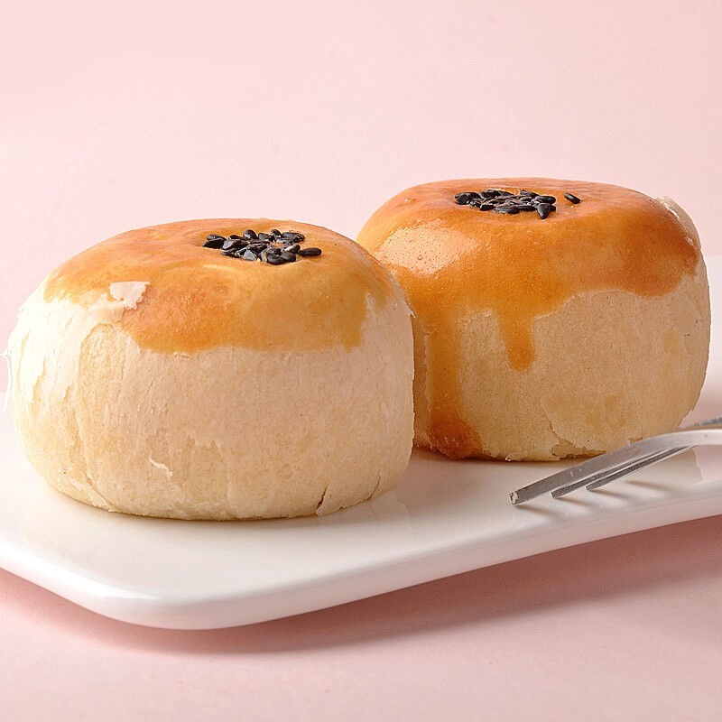 Hibake 谢小方系列 蛋黄酥雪媚娘饼干蛋糕早餐网红面包休闲零食小吃 20枚装约1000g