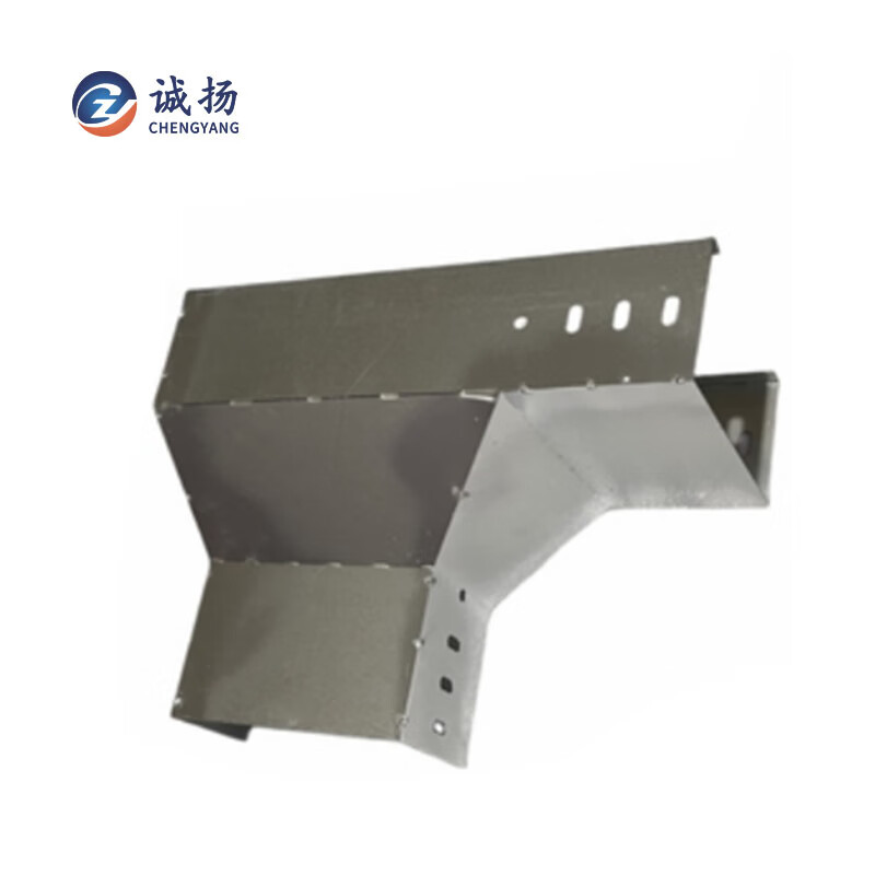 桥架弯头水平弯垂直上弯下弯三通四通弯镀锌不锈钢线槽盒桥架 左上弯