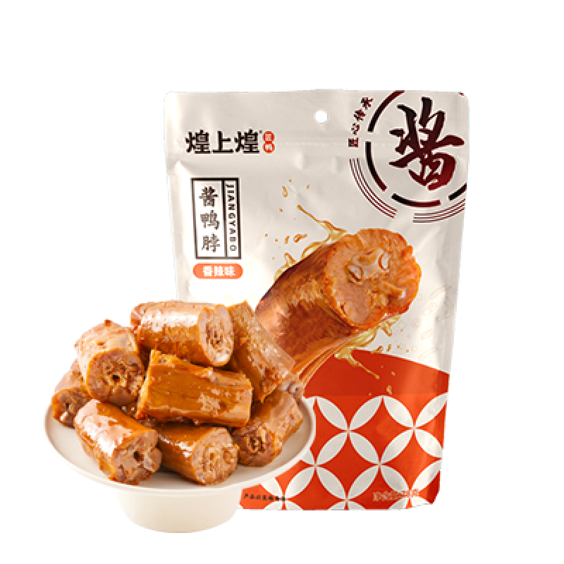 煌上煌酱鸭脖休闲追剧办公室独立包装零食 酱鸭脖*2g 78g
