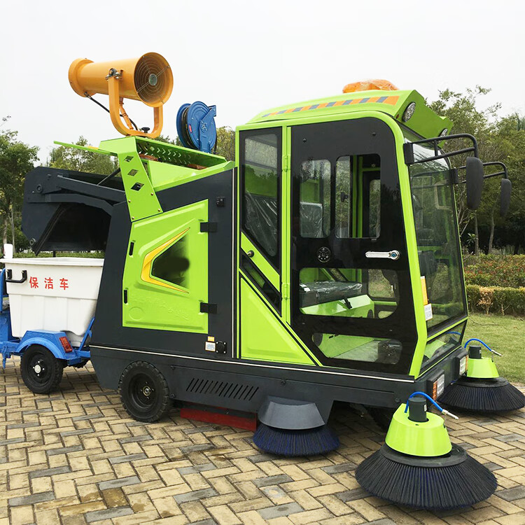 威馬駕駛式掃地車五刷封閉電動四輪道路清掃車工廠車間物業(yè)用電動掃地車道路廠區(qū)吸塵環(huán)衛(wèi)掃地車 電動掃地車-三輪WMZL自卸王款