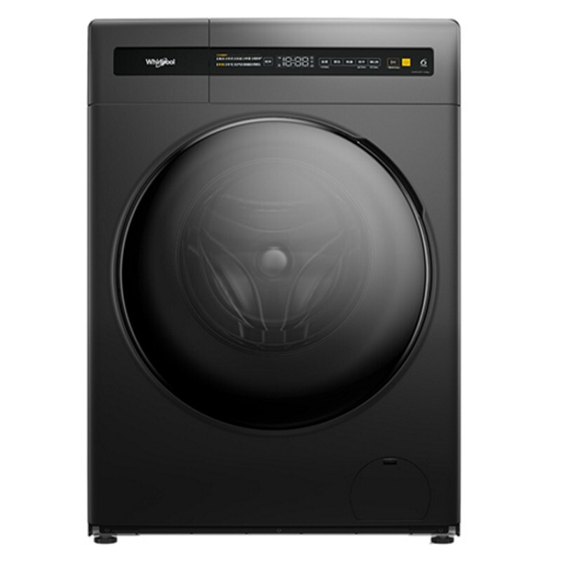 惠而浦（whirlpool）滚筒洗衣机全自动10公斤洗烘一体热风空气洗烘干除菌WDC100604RT 火山灰