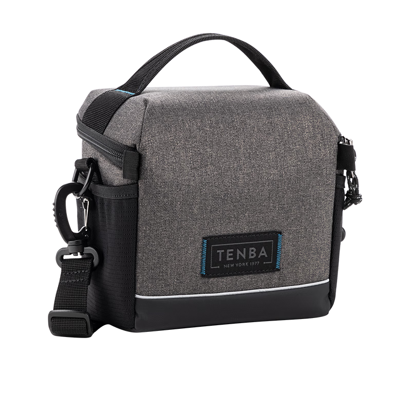 天霸TENBA摄影包 单肩相机包微单一机一镜专业小型斜跨包 Skyline V2天际系列 7英寸 灰色 637-779